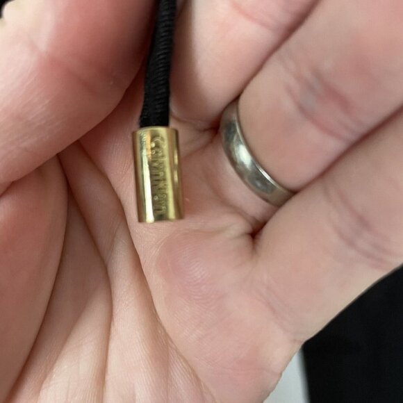 Calvin Klein Woman’s  Black Linen Blend Wide Leg Pants Elastic Waist Size 16W - Picture 2 of 8